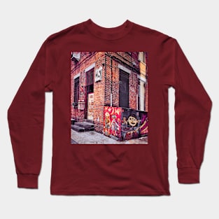 Street Art Graffiti Dumbo Brooklyn NYC Long Sleeve T-Shirt